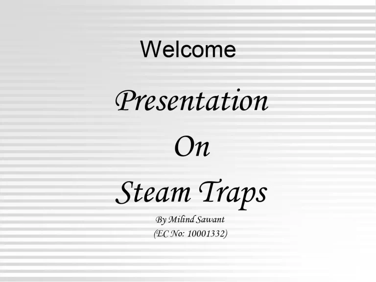Steam Traps