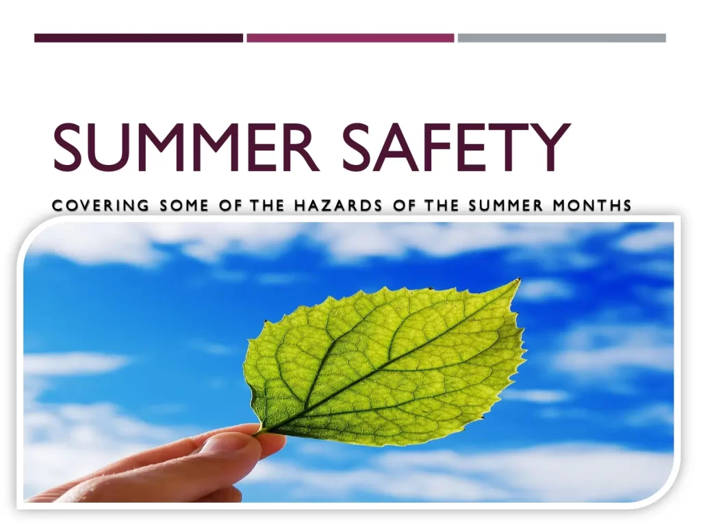 Summer Safety