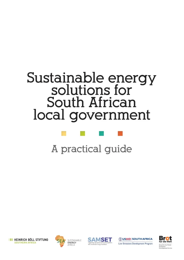 Sustainable Energy Solutions for South African Local Government