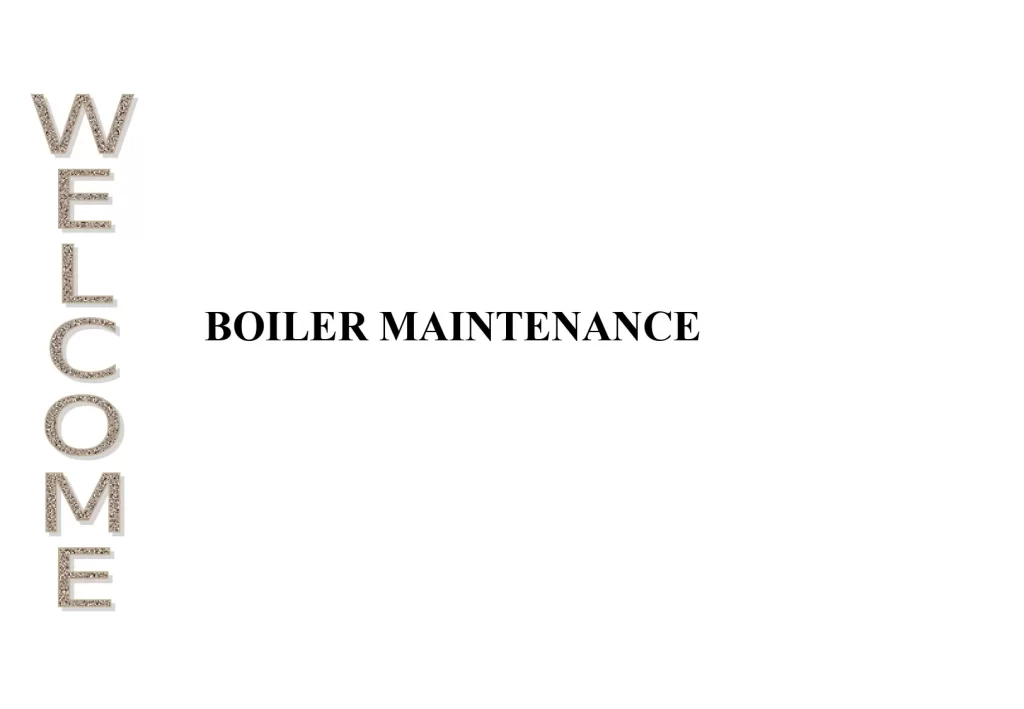 Boiler Maintenance
