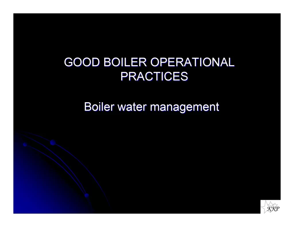Boiler Water Management