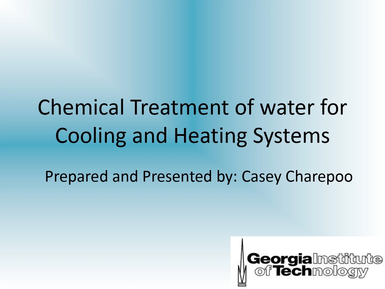 Chemical Treatment of water for Cooling & Heating Systems AquaEnergy Expo Knowledge Hub