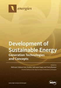 Development of Sustainable Energy Generation Technologies and Concepts
