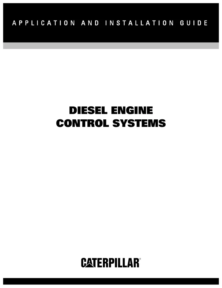 Diesel Engine Control Systems