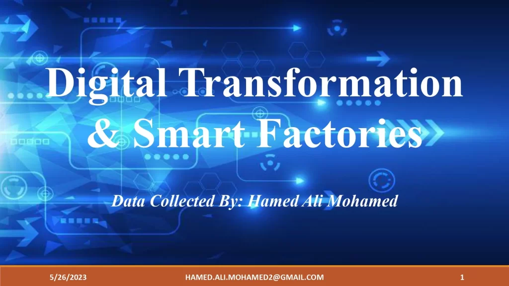 Digital Transformation & Smart Factories