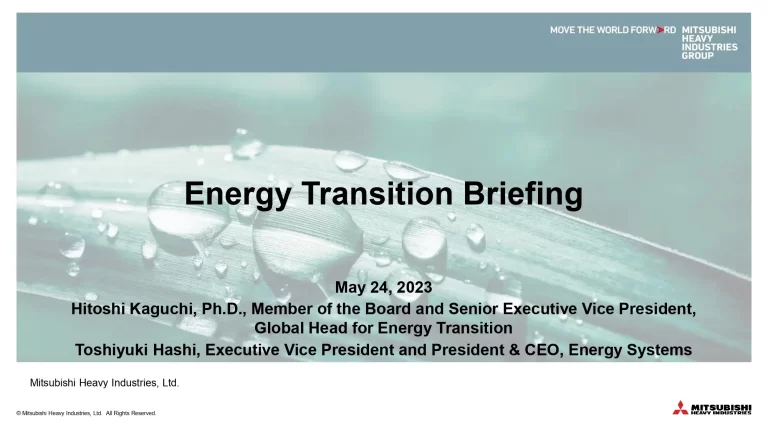 Energy Transition Briefing