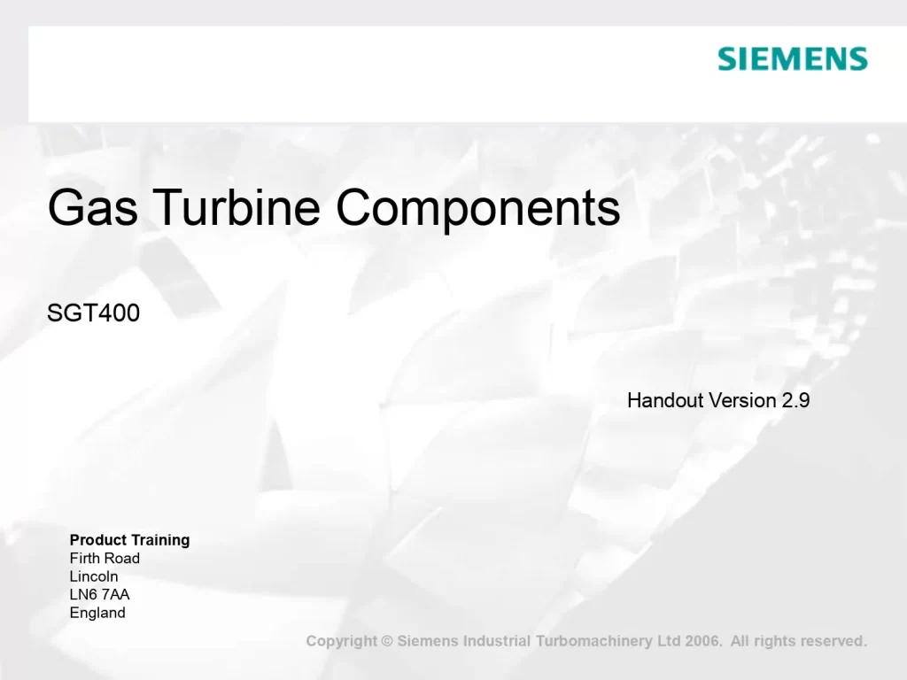 Gas Turbine Component