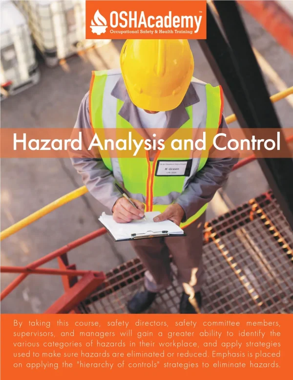 Hazard Analysis and Control AquaEnergy Expo Knowledge Hub