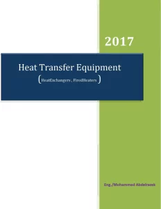Heat Transfer Equipment