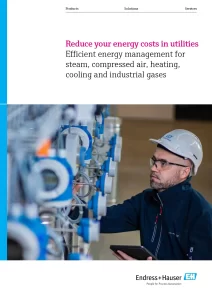 Reduce Your Energy Costs In Utilities Efficient Energy Management For Steam, Compressed Air, Heating, Cooling And Industrial Gases