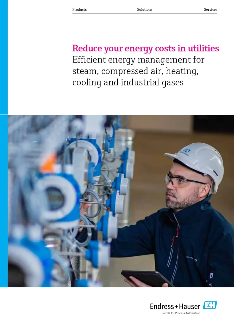 Reduce Your Energy Costs In Utilities Efficient Energy Management For Steam, Compressed Air, Heating, Cooling And Industrial Gases