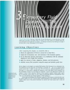 3 Elementary Fluid Dynamics—The Bernoulli Equation