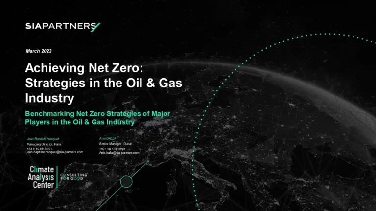 Achieving Net Zero: Strategies in the Oil & Gas Industry