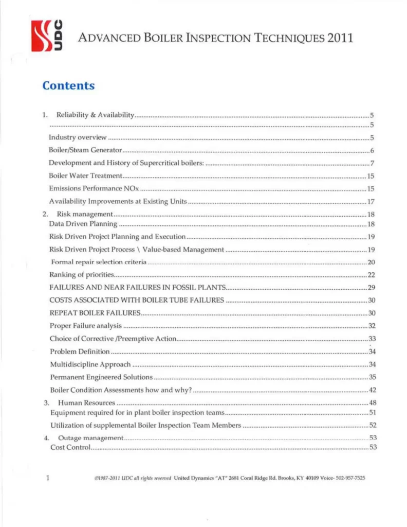 Advanced Boiler Inspection Techniques