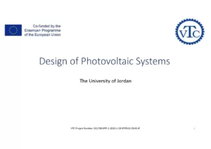 Design of Photovoltaic Systems