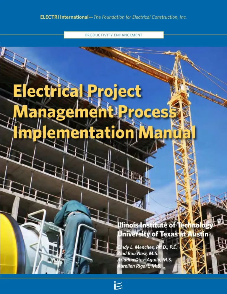 Electrical Project Management Process Implementation Manual