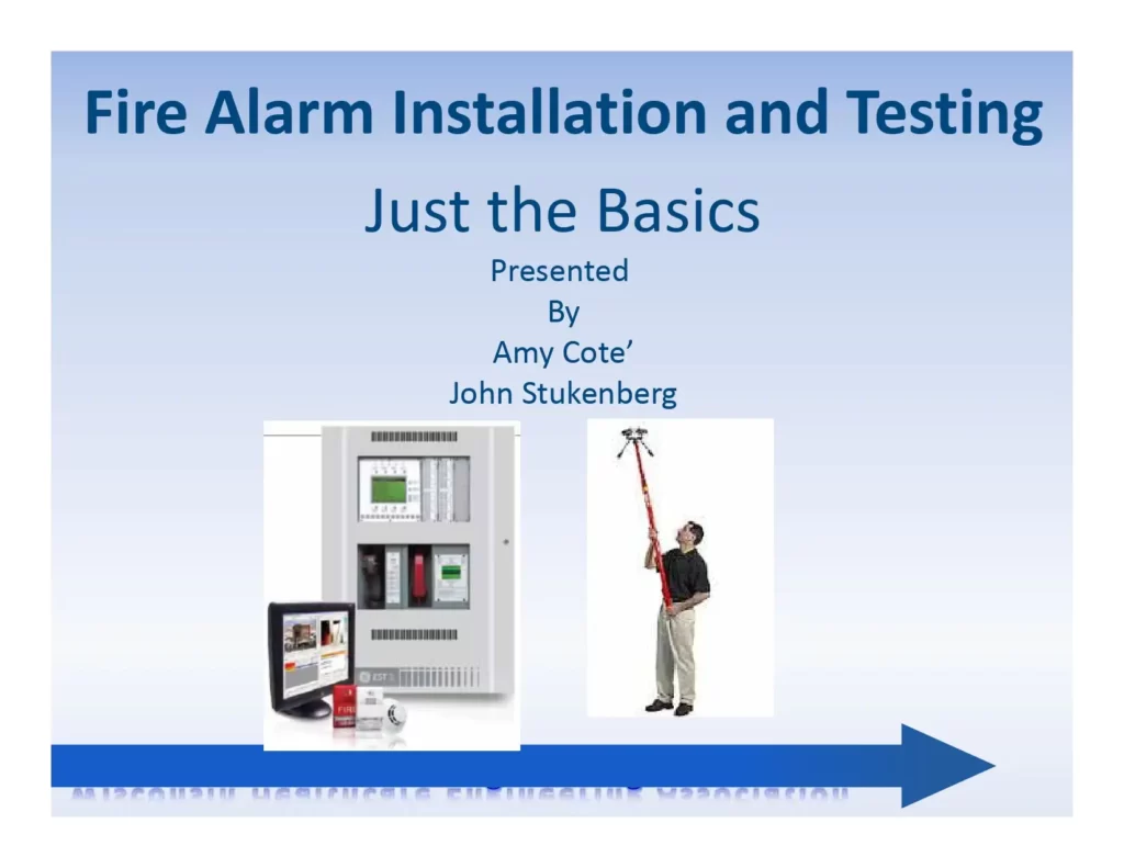 Fire Alarm Installation and Testing