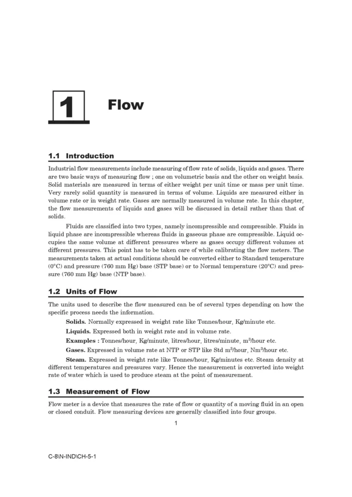 Flow Measurement