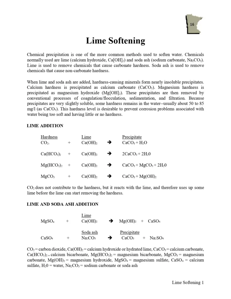 Lime Softening