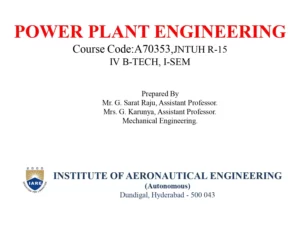 Power Plant Engineering