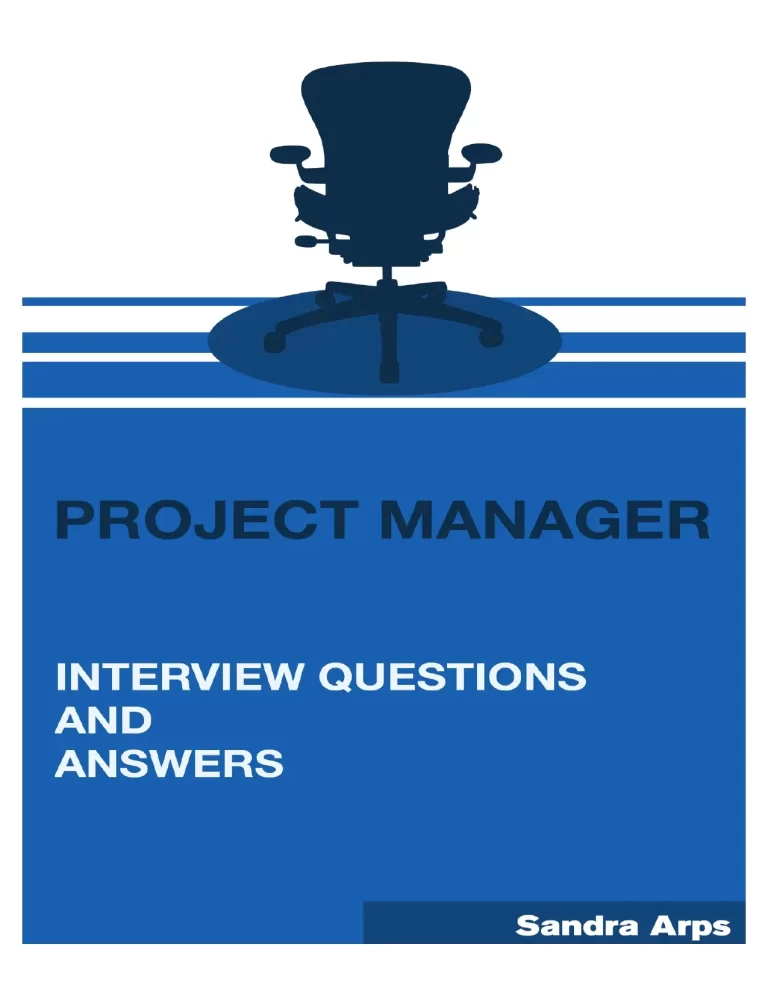 Project Manager Interview Questions And Answers