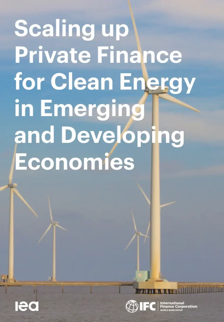 Scaling up Private Finance for Clean Energy in Emerging and Developing Economies