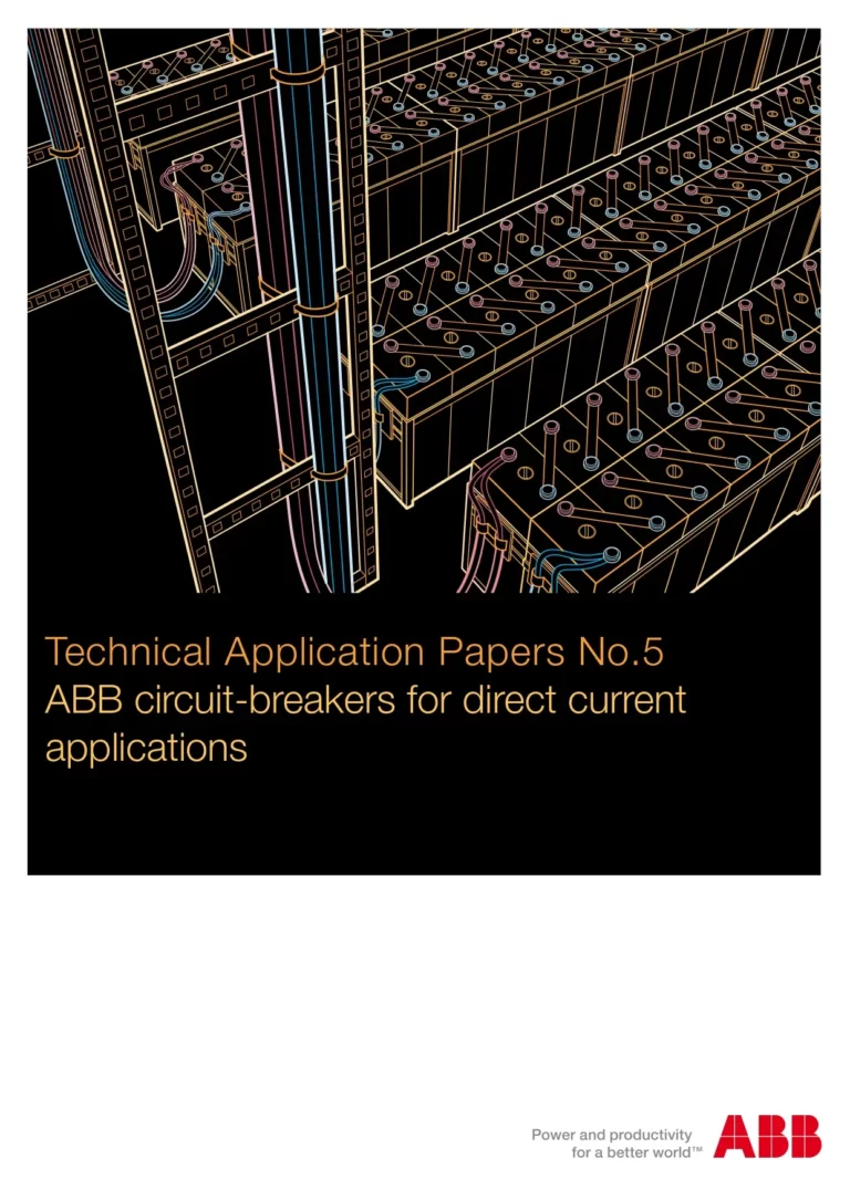 Technical Application Papers No.5 ABB Circuit-Breakers For Direct Current Applications