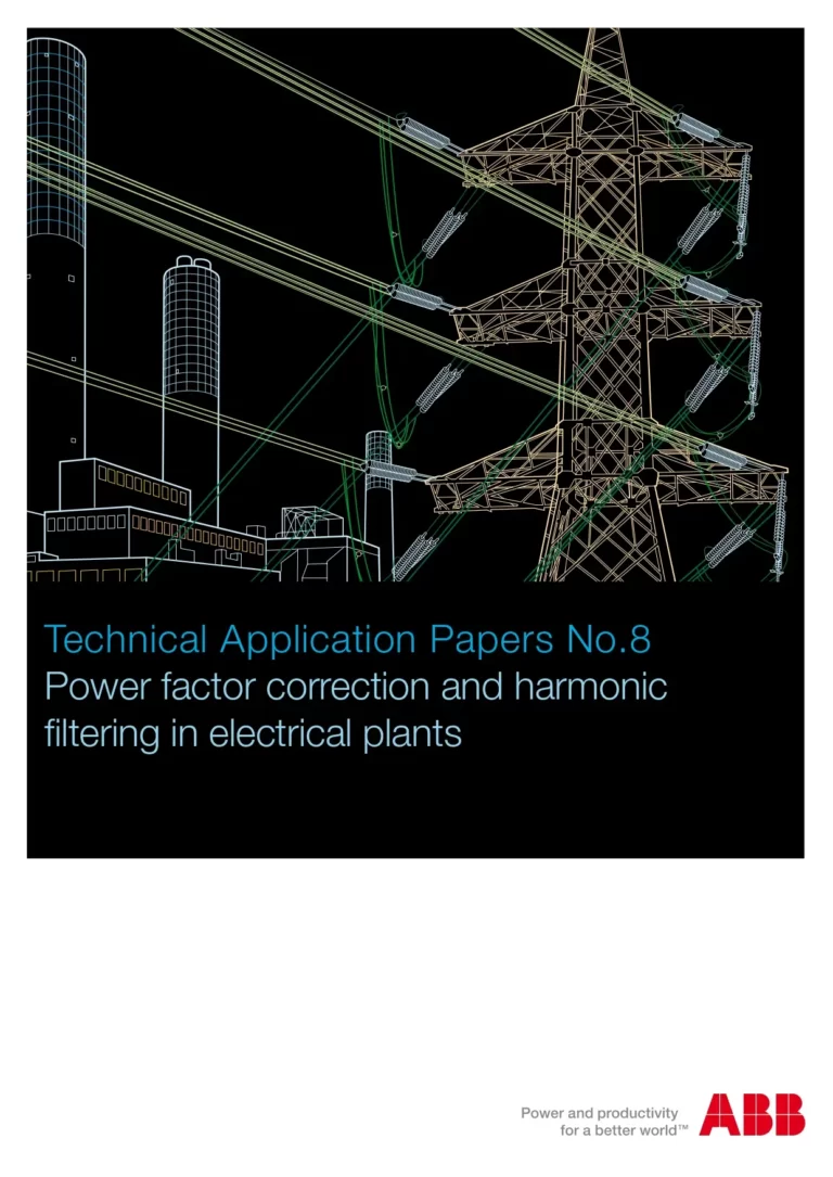Technical Application Papers No.8 Power Factor Correction And Harmonic Filtering In Electrical Plants