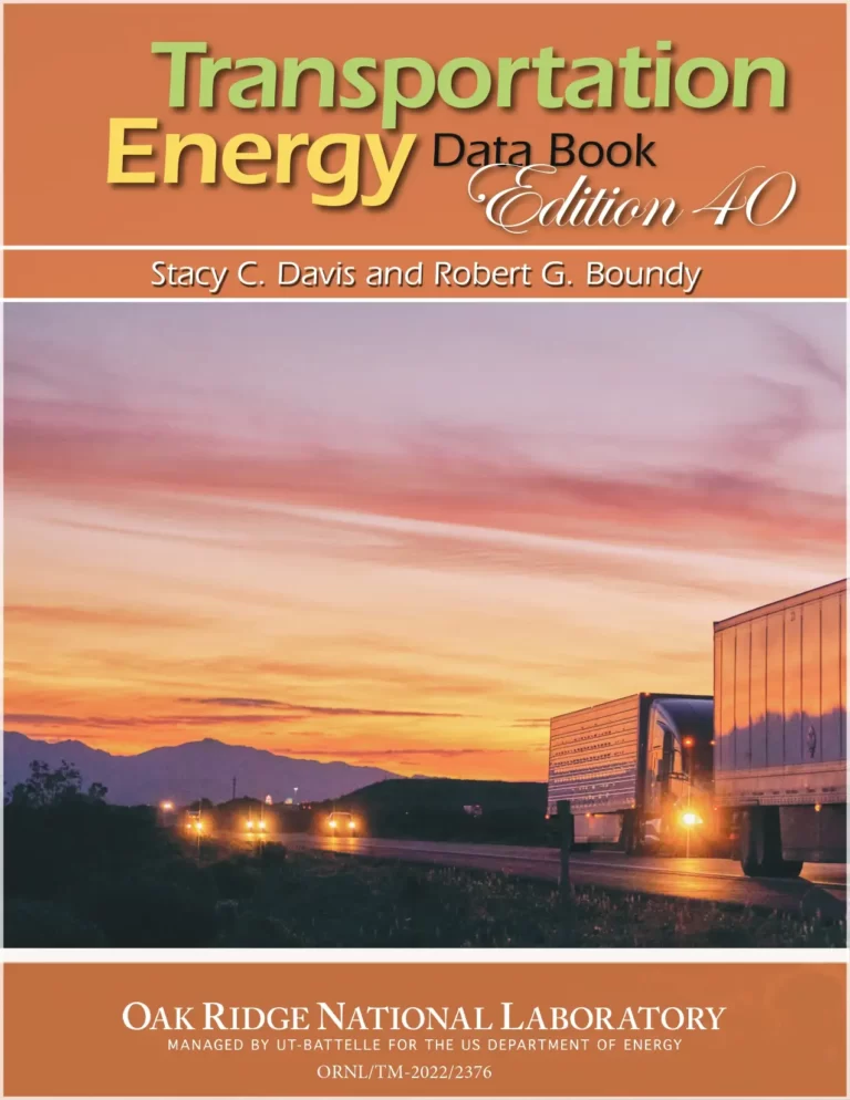 Transportation Energy Data Book