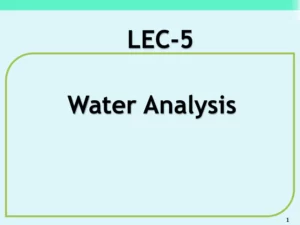 Water Analysis