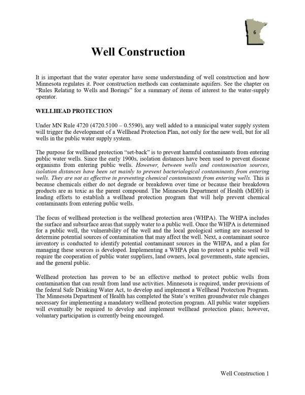 Well Construction