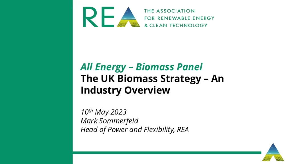 All Energy- Biomass Panel The UK Biomass Strategy- An Industry Overview