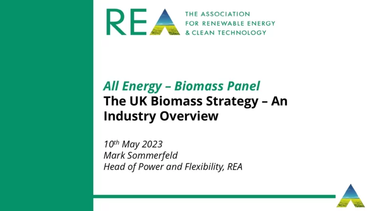 All Energy- Biomass Panel The UK Biomass Strategy- An Industry Overview
