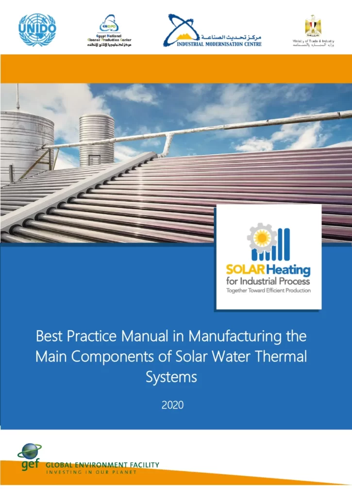 Best Practice Manual in Manufacturing the Main Components of Solar Water Thermal Systems