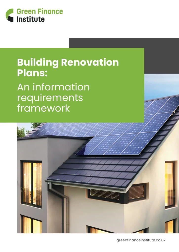 Building Renovation Plans: An information Requirements Framework