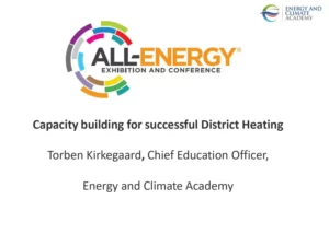 Capacity Building for Successful District Heating