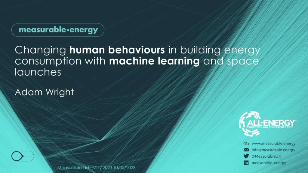 Changing Human Behaviours in Building Energy Consumption with Machine Learning and Space Launches