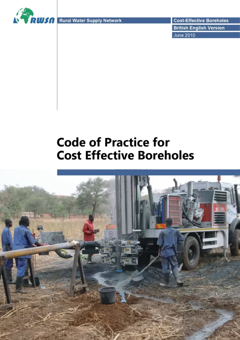 Code of Practice for Cost Effective Boreholes