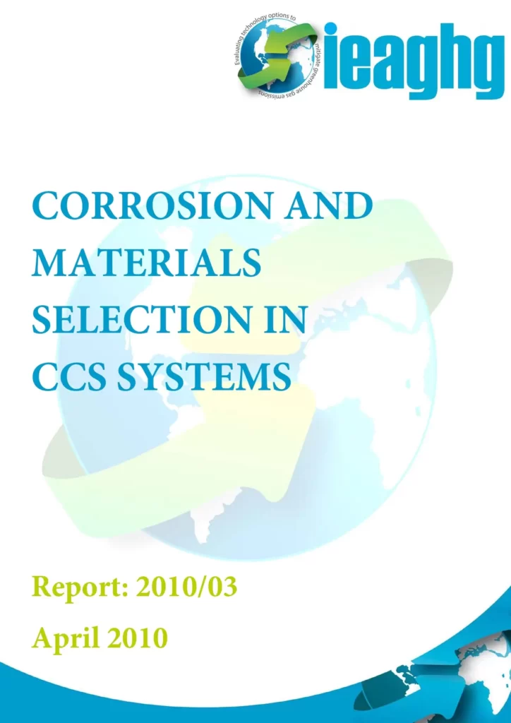 Corrosion And Materials Selection In Ccs Systems