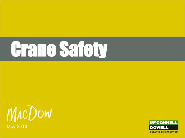 Crane Safety