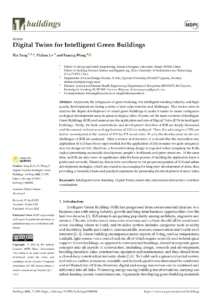 Digital Twins for Intelligent Green Buildings