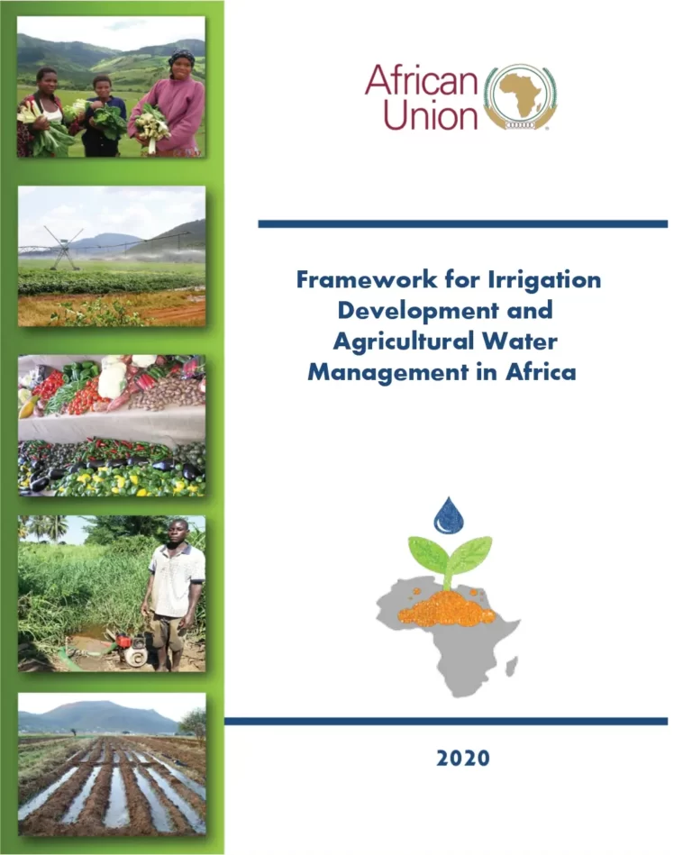 Framework for Irrigation Development and Agricultural Water Management in Africa