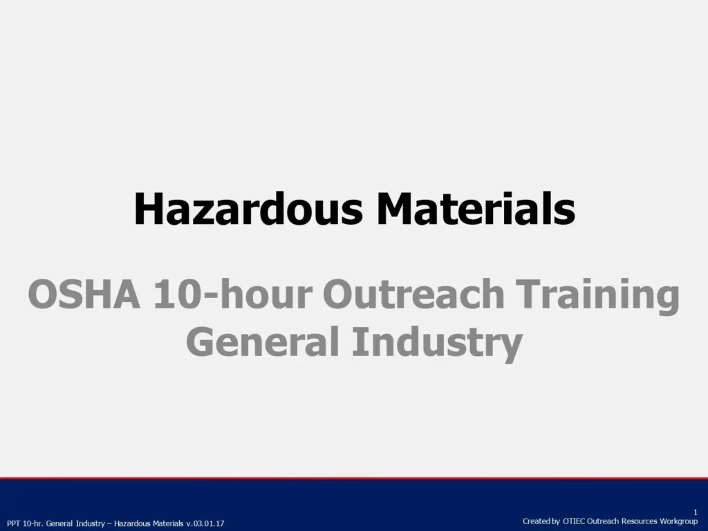 Hazardous Materials