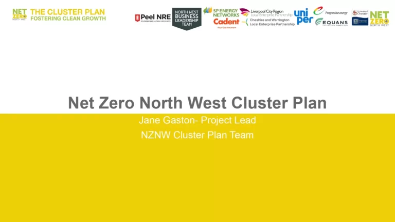Net Zero North West Cluster Plan