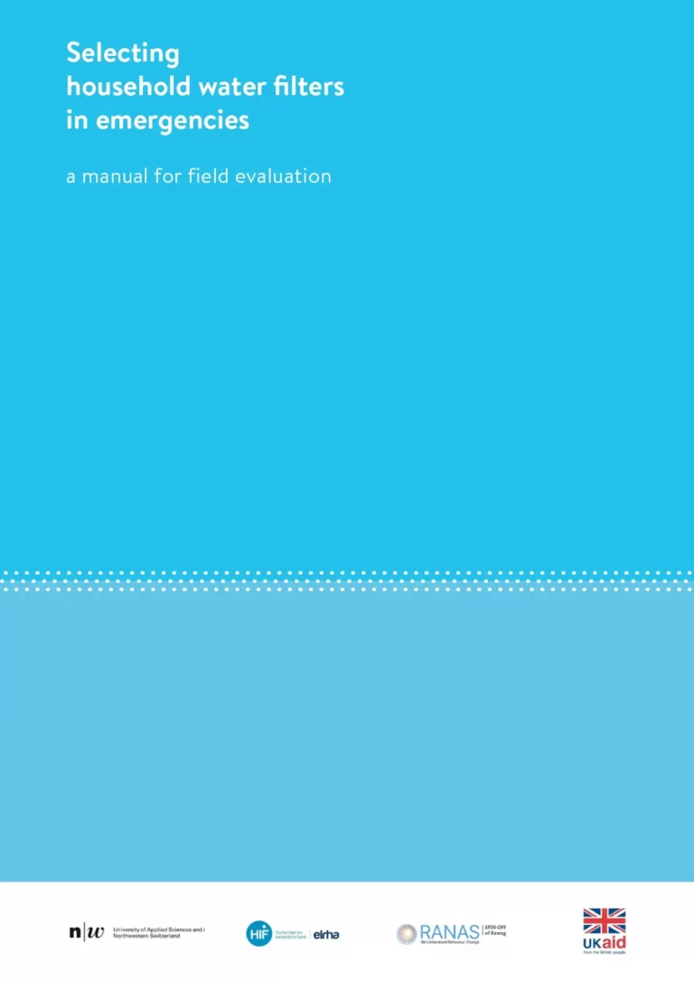 Selecting Household Water Filters In Emergencies