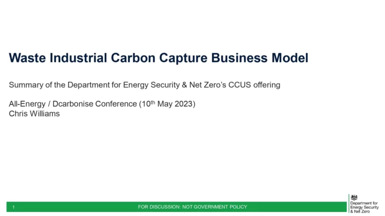 Waste Industrial Carbon Capture Business Model
