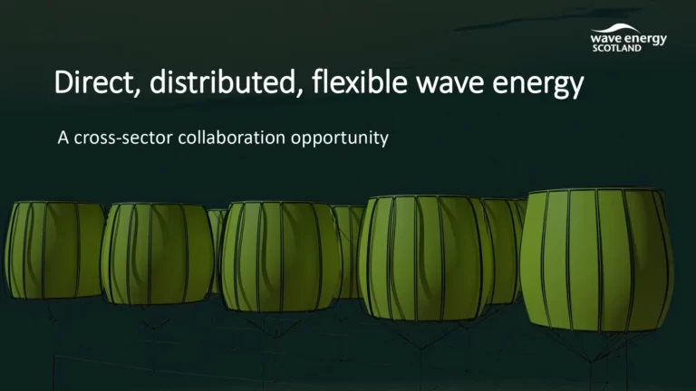 Direct, Distributed, Flexible Wave Energy
