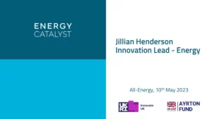 Energy Catalyst: Innovation Lead - Energy