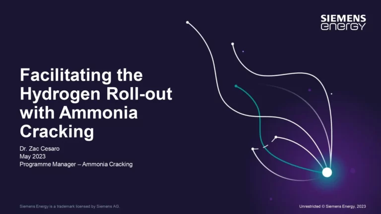 Facilitating the Hydrogen Roll-out with Ammonia Cracking
