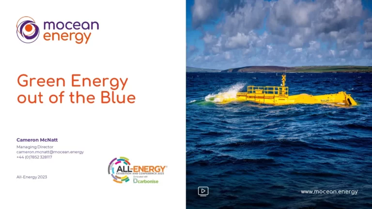 Green Energy Out of the Blue